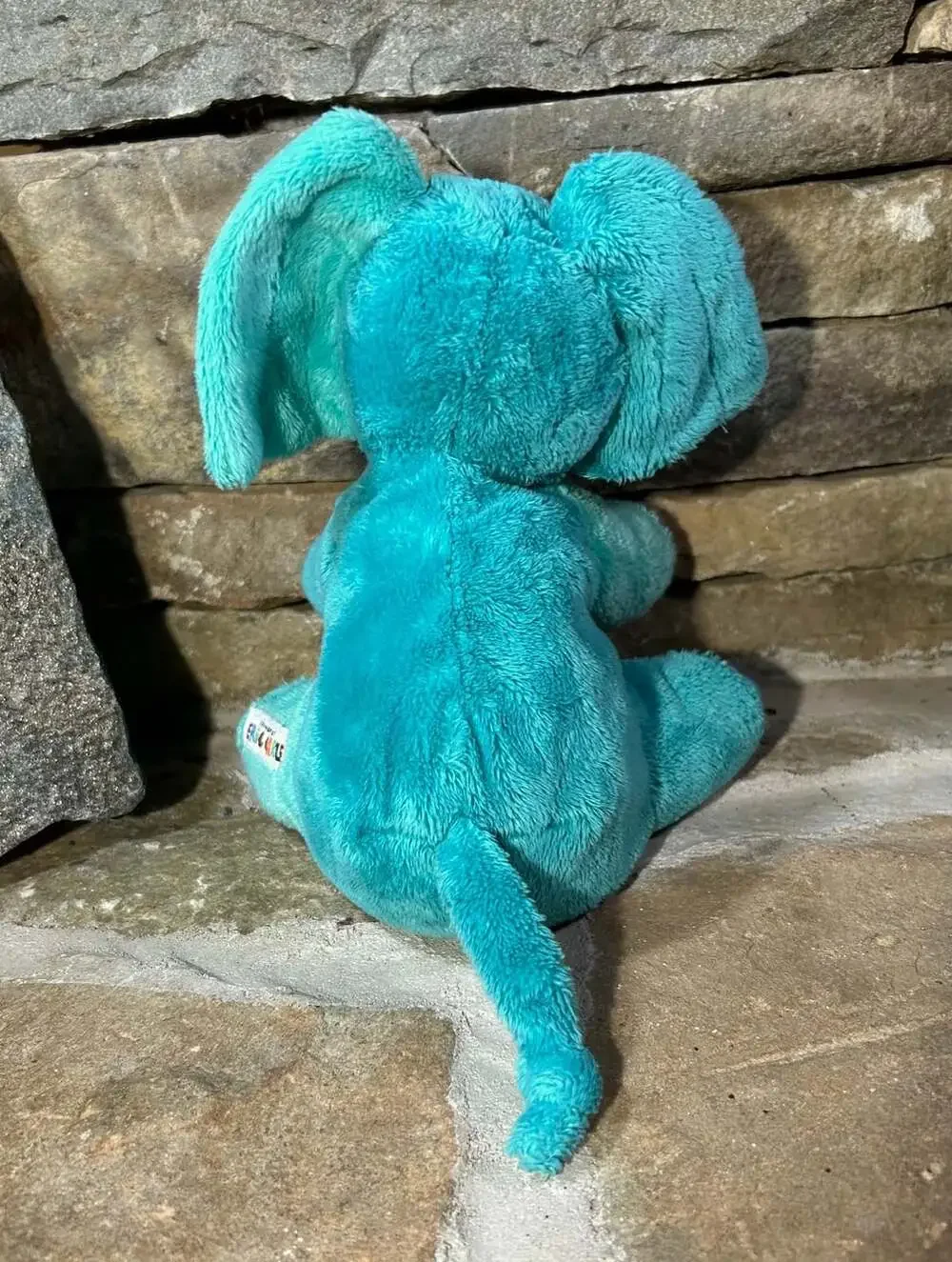 World of Eric Carle Floppy Plush Blue Teal Elephant 8”
